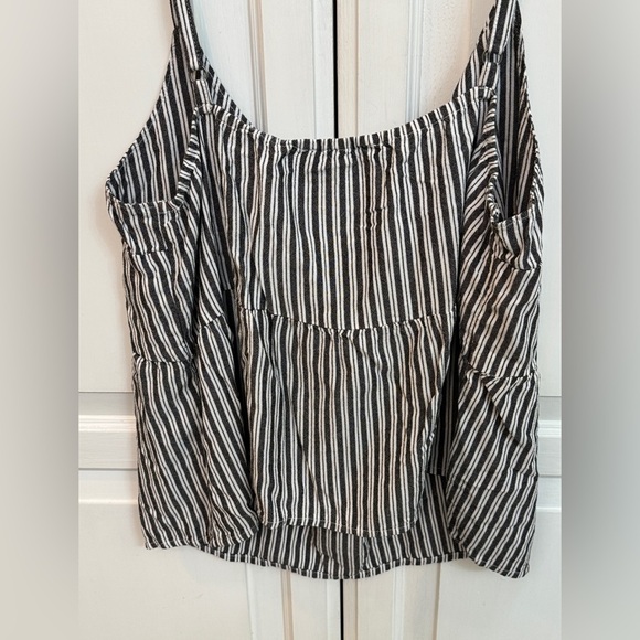 Hollister Women's Black and White Striped Camisole Size Large - Picture 5 of 5